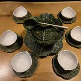 Choux en Barbotine set Soup, bowls and plates