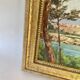 Tableau « Vue côte méditerranéenne", années 50