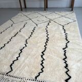 Berber carpet blessed graphic ouarain, 235x180 cm