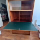 Brissac secretary in satin mahogany – French design from the 1960s.