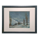 Impressionist painting - oil on panel signed - winter landscape - 20th century