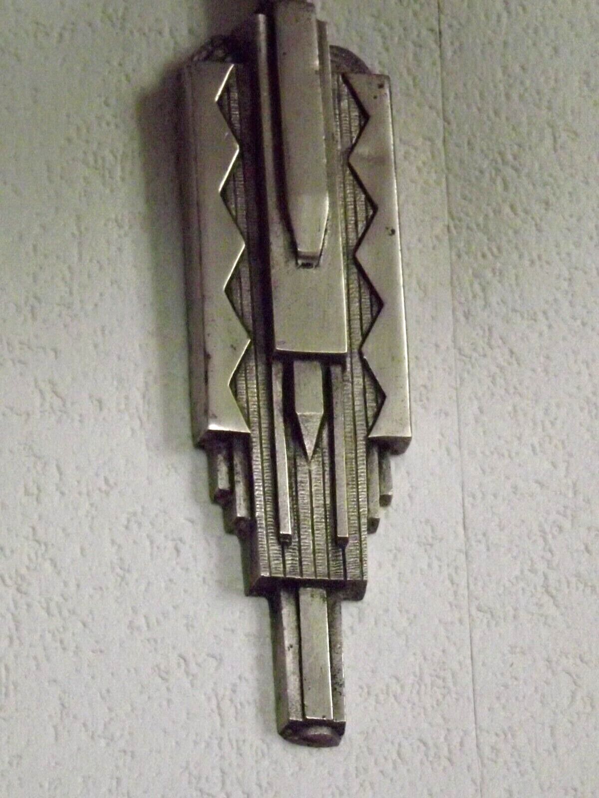 French art deco wall sconce silver metal with opaque glass ball shade 4101