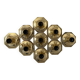Set of 9 brass wall lights, Motoko Ishii for Staff Leuchten 1970
