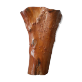 Large contemporary design handcrafted wooden vase