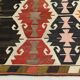 9x12 Geometric Style Turkish Vintage Kilim Rug, 264x383Cm