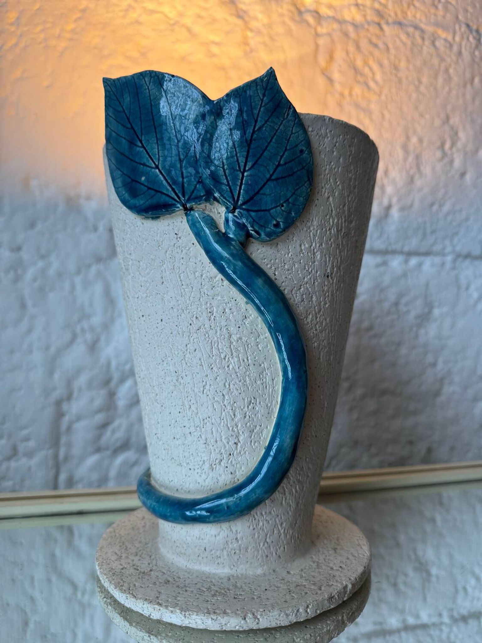 Lampe céramique artisanale vintage 