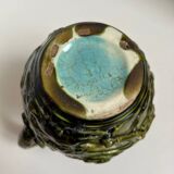 Pichet barbotine Sarreguemines majolica