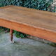 Oak farmhouse table turned legs