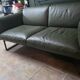 Canapé 8 Cassina 2 places cuir vert