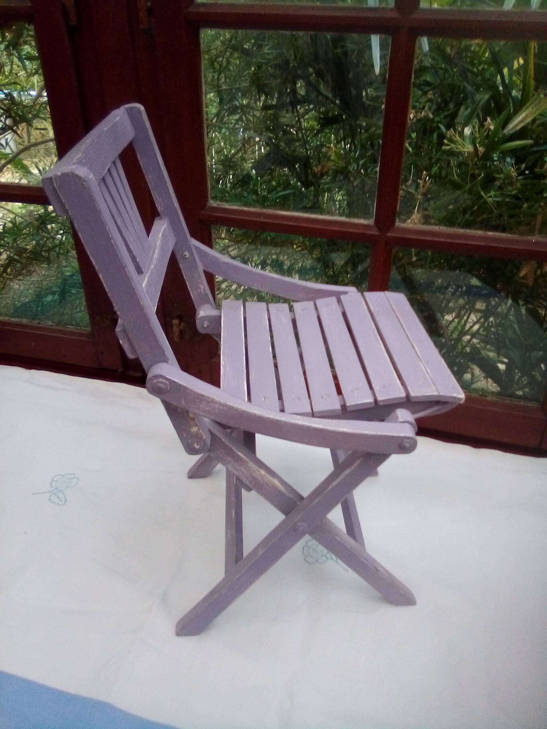 Wooden children's chair