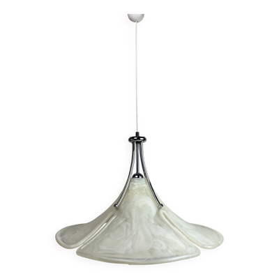 Lampe suspendue en forme de trèfle en acrylique de style Murano, Cosack Leuchten, années 1970