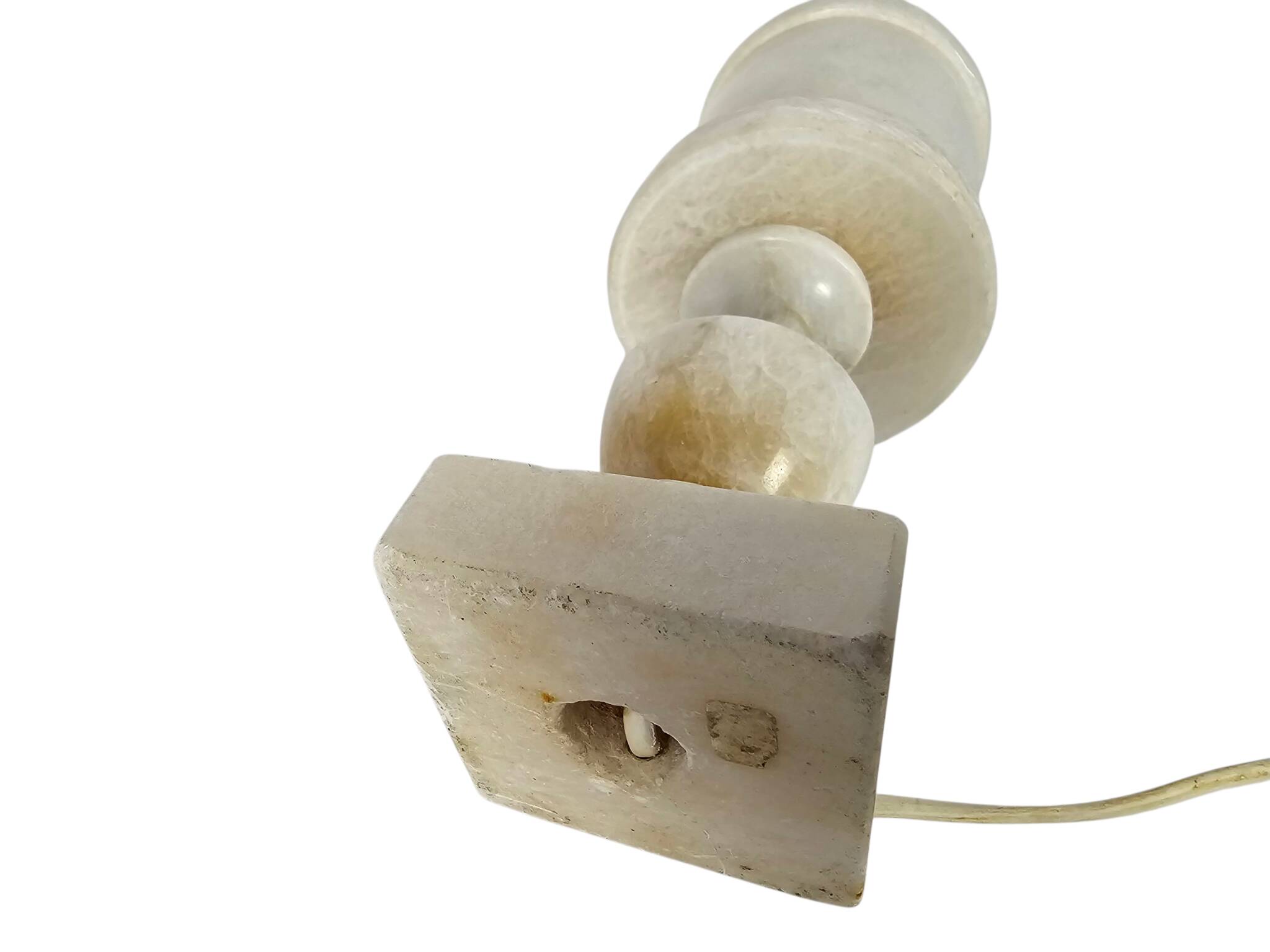 Pegasan - Alabaster - natural stone - table lamp - Spain - 1970