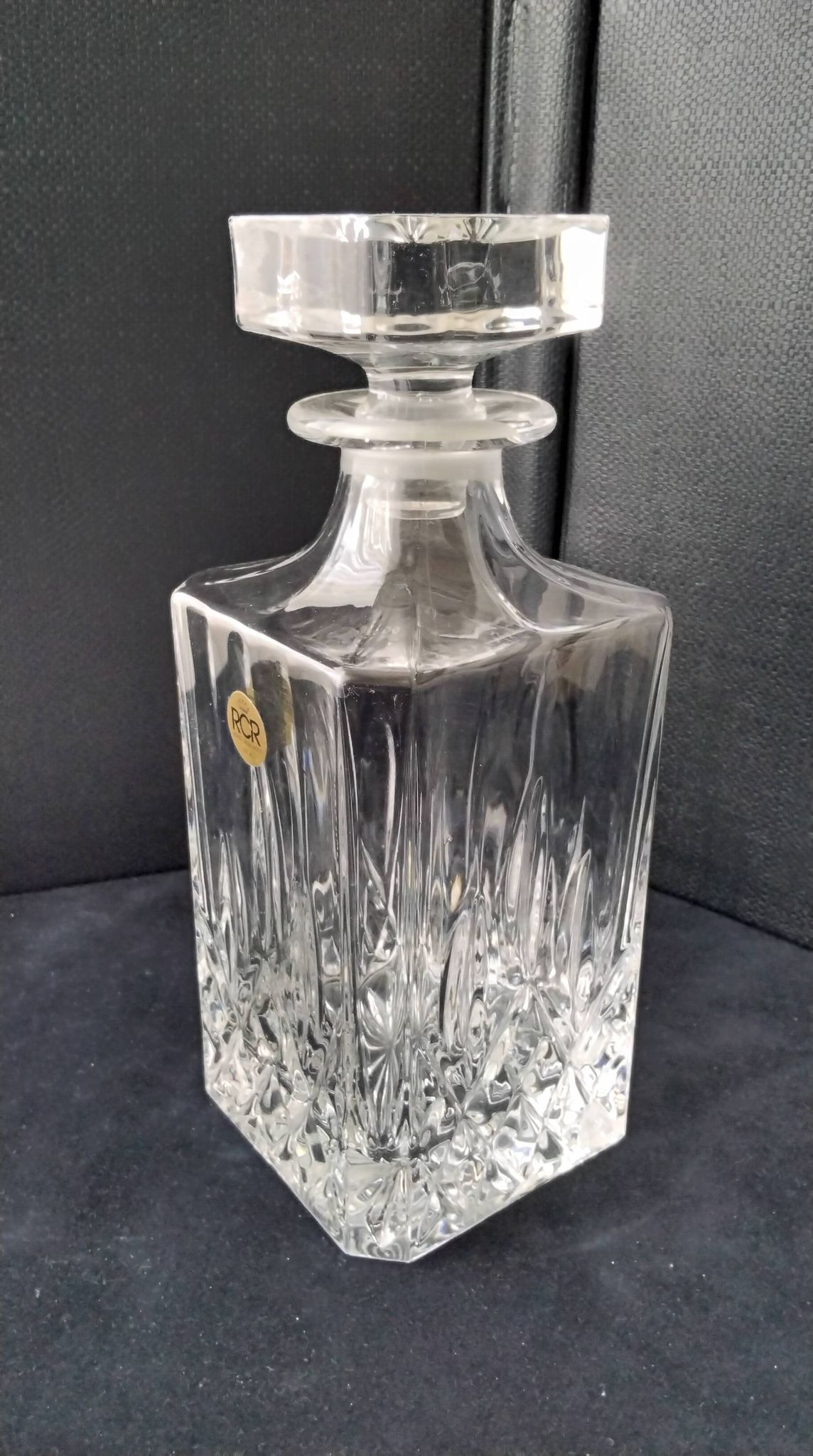 Crystal whisky carafe RCR