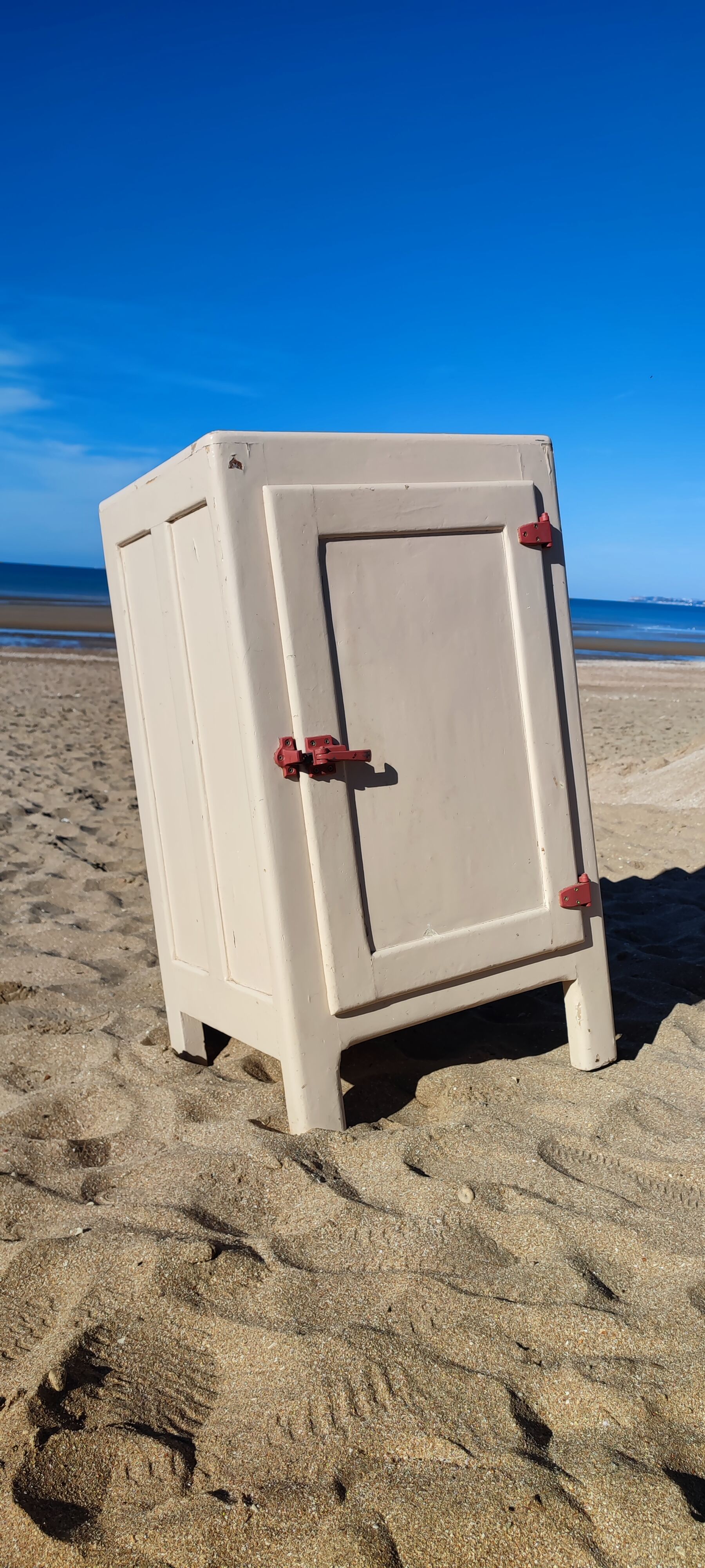 Glacière vintage en bois