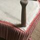 Pink velvet toad armchair