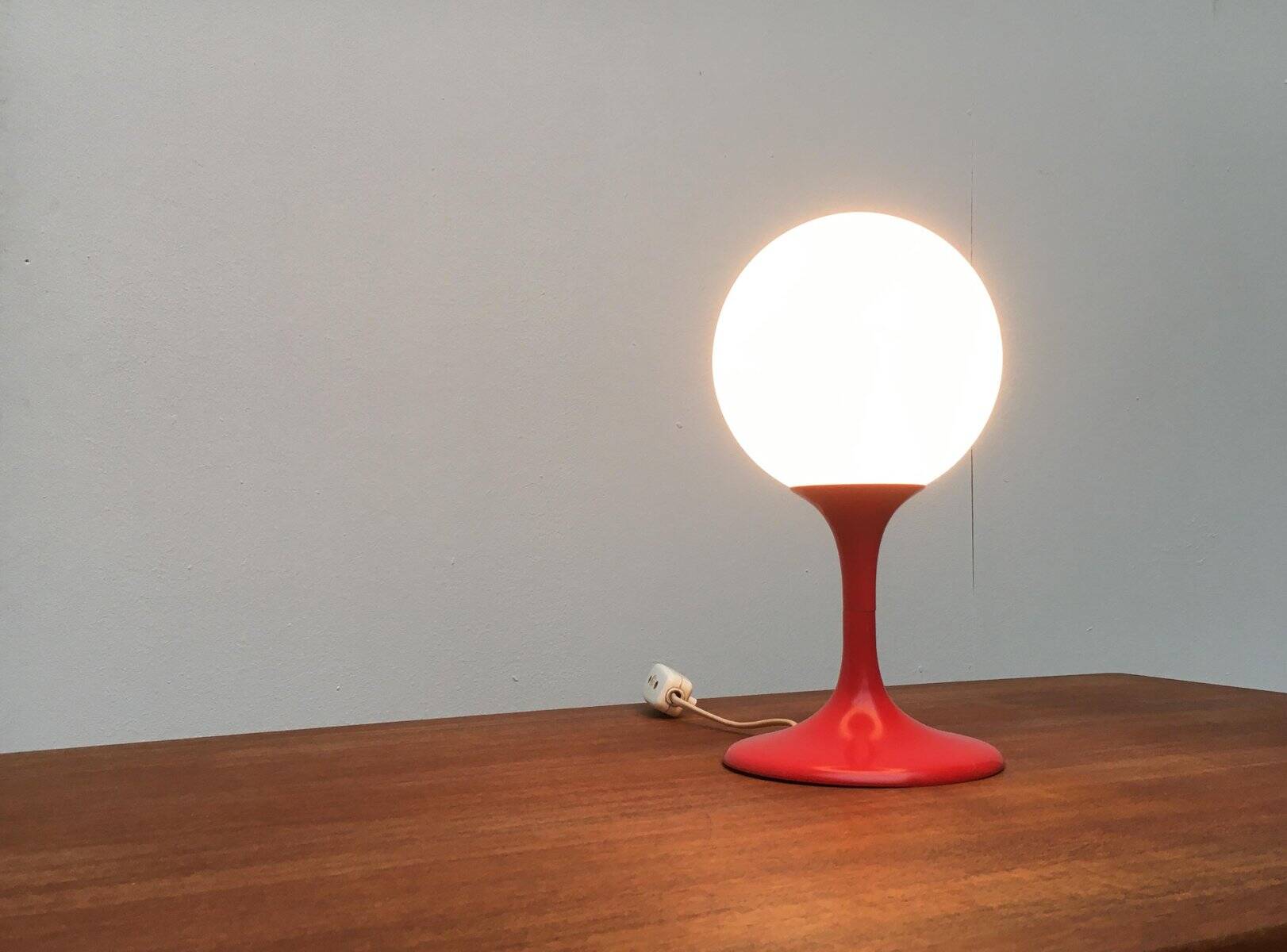 Swiss Space Age table lamp by E.R. Nele for Temde