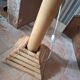 Vintage 70's adjustable bamboo floor lamp