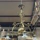 Grand antique chandelier in Gothic style.