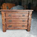 Commode brutaliste 1970