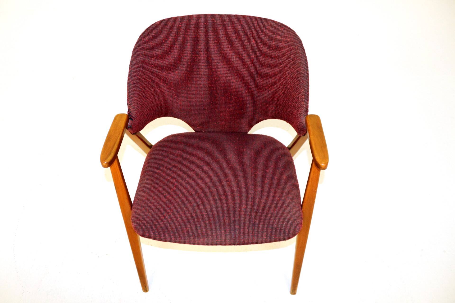 Scandinavian beech armchair, Sweden, 1960