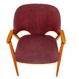 Scandinavian beech armchair, Sweden, 1960