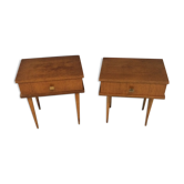 Pair of nightstands 60's