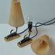 Pair of bedroom lamps, Germany, 1950s