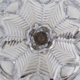 Brass and crystal centerpiece vase, 1950s
