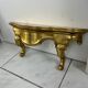 Vintage oval mirror Deknudt plus matching console