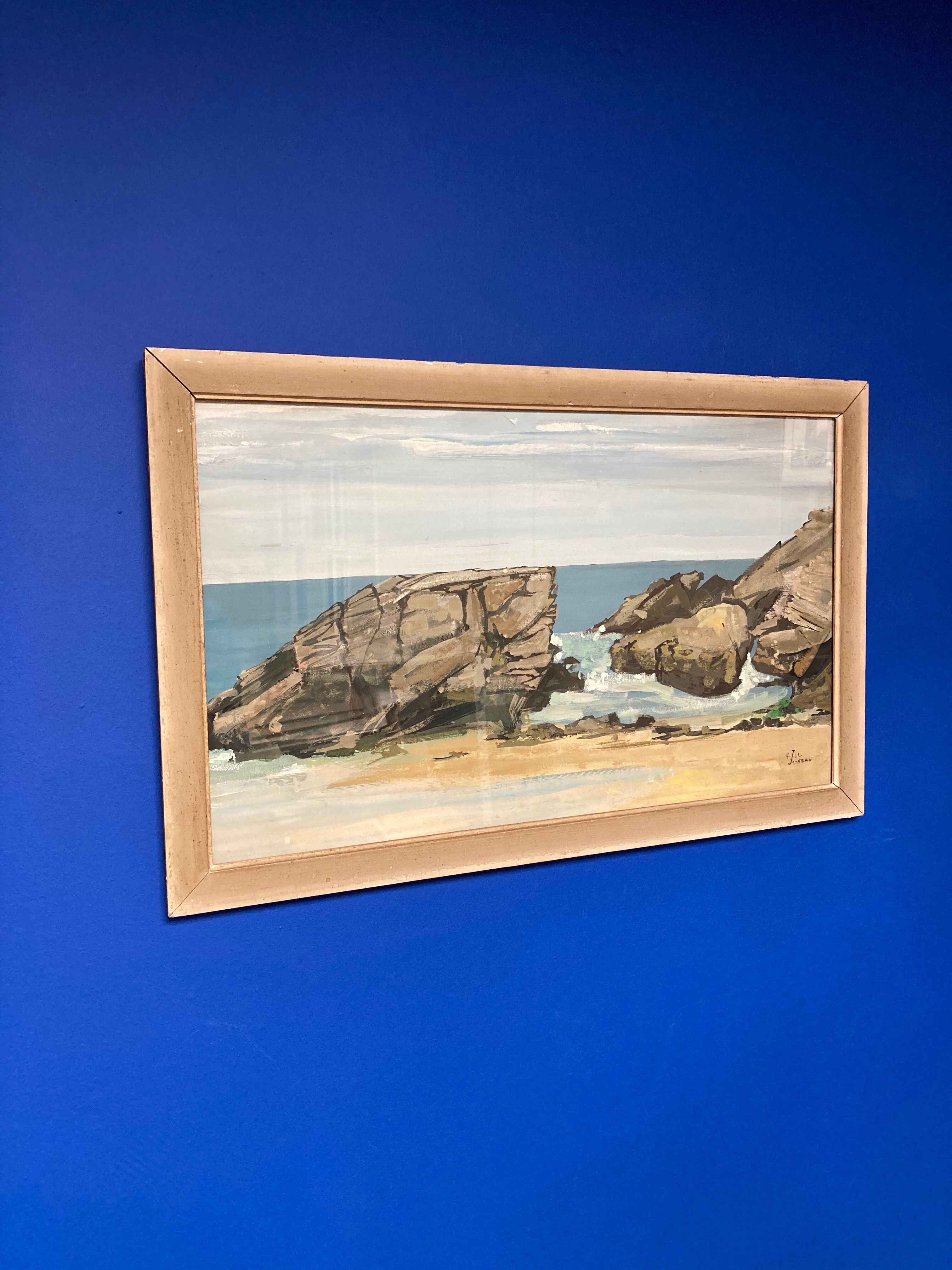 Vintage Quiberon Painting