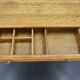 Danish mid-century oak sewing cabinet by Henning Kjaernulf
