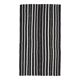 Striped Kilim Black White Vintage Handmade Area Rug  148x261