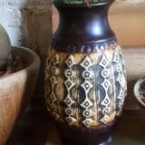 German ceramic vase from manufacturs "Jasba" 60s west Germany