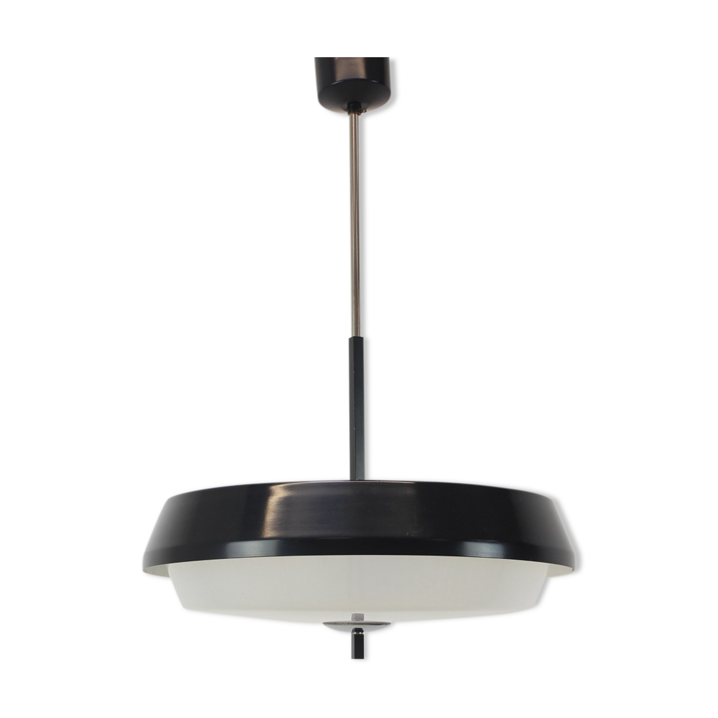 Midcentury space age ufo pendant by drupol, 1970s