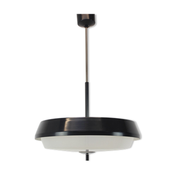 Midcentury space age ufo pendant by drupol, 1970s