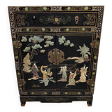 Decorative Chinese side cabinet chest of drawers 'Chinoiserie'