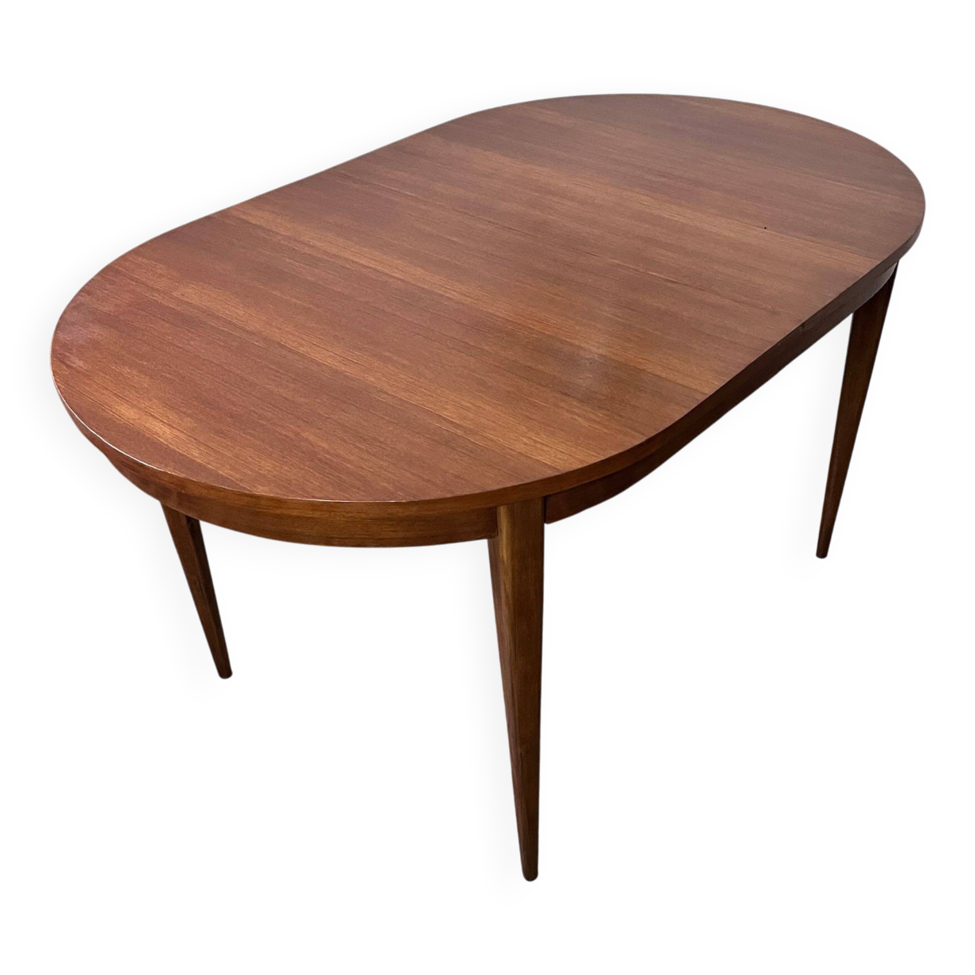 Table en teck ovale vintage