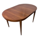 Table en teck ovale vintage