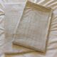 Old country sheet in large linen canvas