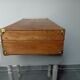 Antique wooden suitcase
