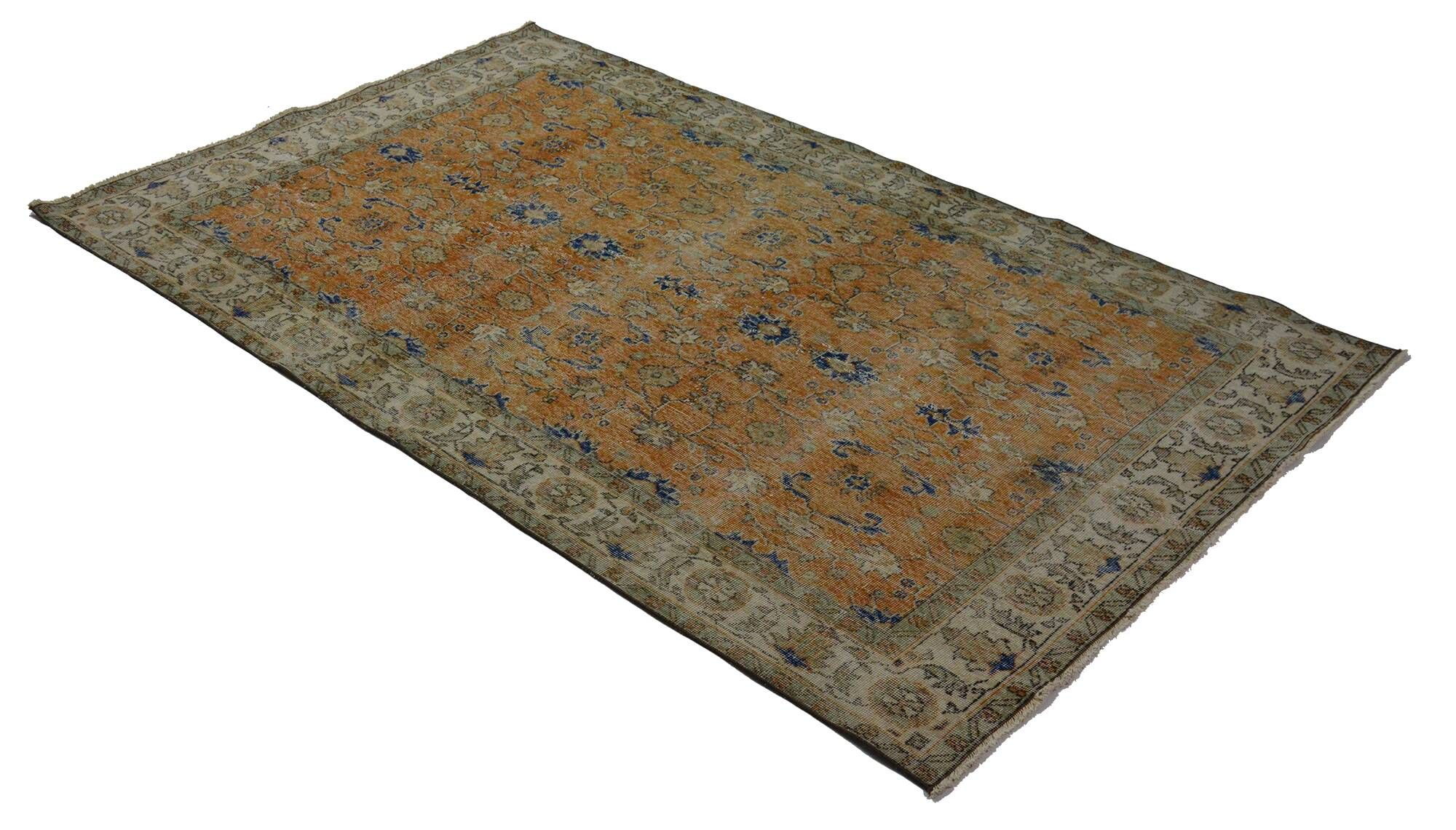 Modern Unique Rug, Turkish Oriental Handmade Boho Kilim Rug,for Kitchen,Bedroom 158x264 cm
