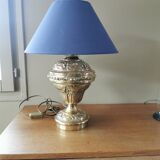 Pied de lampe art nouveau en laiton