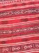 127 x 217 cm handmade Kilim rug in red and Black wool