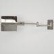 David Hicks postmodern metal reading sconce circa 1980