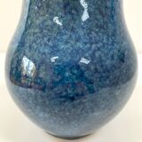 Pichet vase en grès bleu des Manufactures Normand