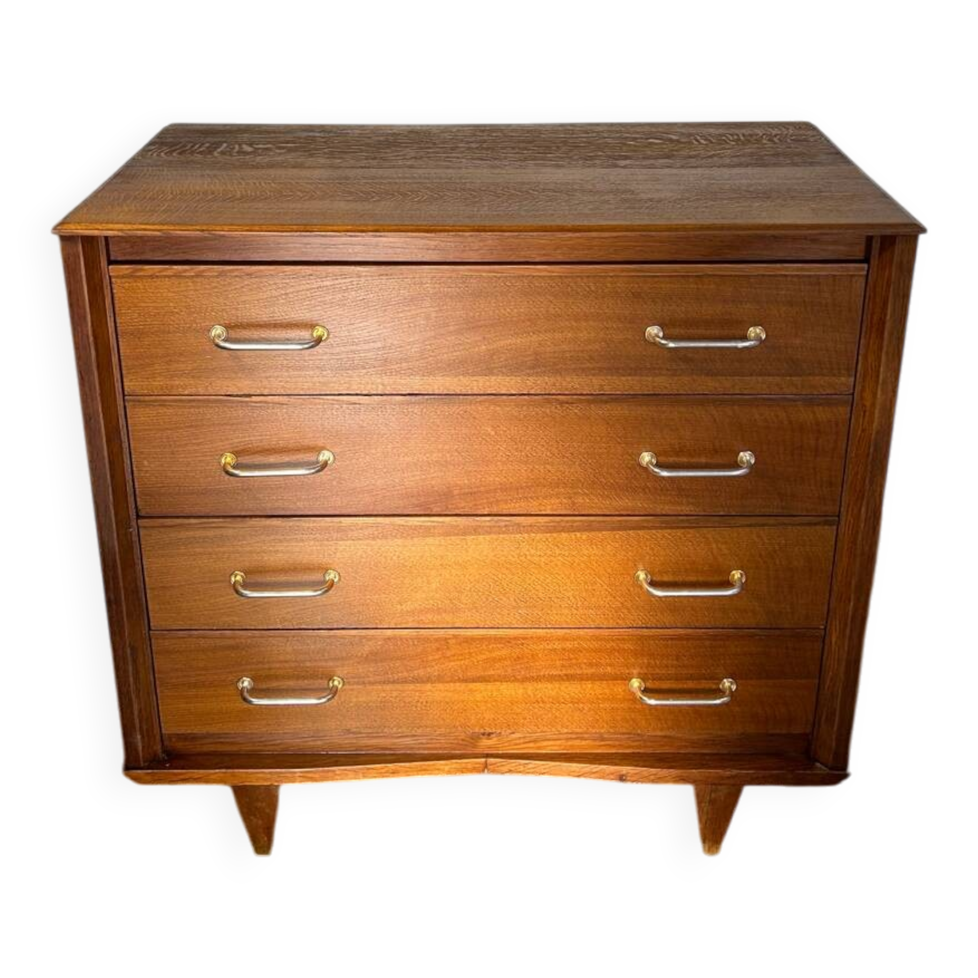 Vintage oak chest of drawers 1950