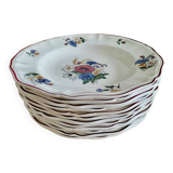 Agreste Sarreguemines soup plate service