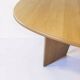 Table à manger danoise extensible en bois massif clair avec pieds en V