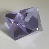 Murano cut glass candle holder