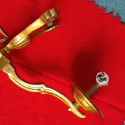 Old gilded wall light